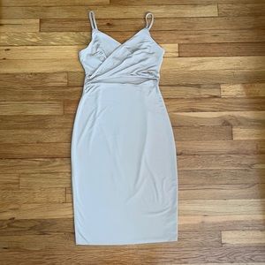 Mura Boutique Nude Color Midi Dress US Size 6